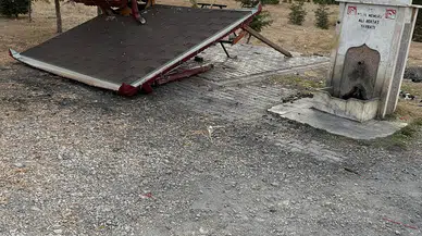 Ilgın’da şehit parkına silahlı saldırı! Tahribatın görüntüleri tepki çekti