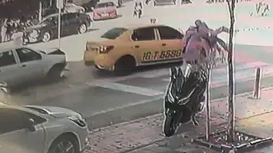 Kaza değil, aksiyon filmi! Güvenlik kamerası saniye saniye kaydetti...