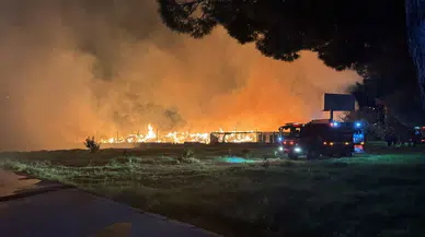 Mahallede büyük panik: İzmir’de çöp Sahası alev aldı!