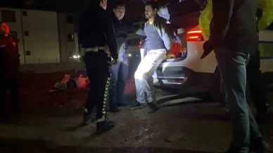 Drift attı, kaçtı, çarptı... Film gibi kovalamacanın sonu inşaatta bitti!