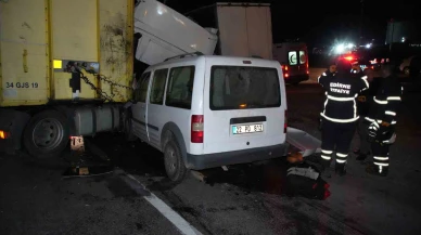 Edirne’de zincirleme kaza: Ölü ve yaralılar var