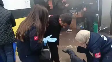 Bursa’da kapalı pazarda duman paniği: Yangın kameralara böyle yansıdı!