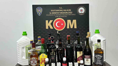 Şişe şişe sahte alkol: Kastamonu'da kaçakçılığa darbe!