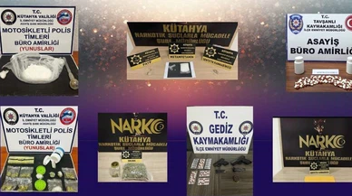 Suçlulara geçit yok! Kütahya’da zehir tacirlerine ağır darbe...