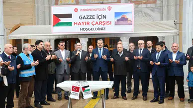 Gazze için gönüller seferber oldu: Vezirköprü’de hayır çarşısı açıldı!