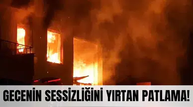 Dört katlı binada patlama anı kamerada! Görüntüler kan dondurdu