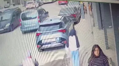 Direksiyon başında uyuyakaldı, önüne geleni ezdi geçti! O anlar güvenlik kamerasında...