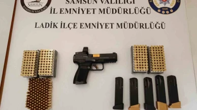 Silah sesleri Samsun'u ayağa kaldırdı! Aracından şarjör şarjör fişek çıktı!