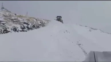Yollar kapandı, ekipler harekete geçti: Sessiz başlayan kış sert bastırdı!