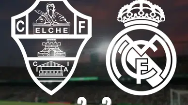 Lider çöktü, Elche şov yaptı! Madrid’i son hamle kurtardı