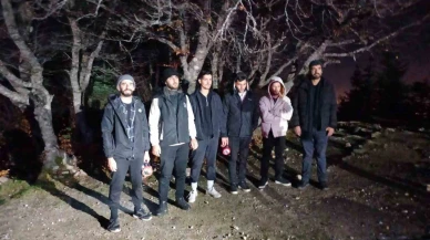 Uludağ’da ormanda mahsur kalan 6 kişi kurtarıldı