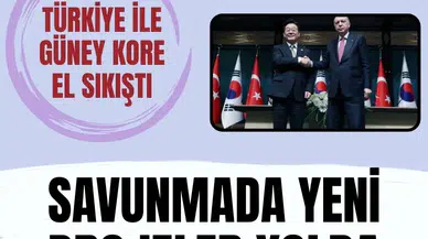 Cumhurbaşkanı Erdoğan: Güney Kore ile savunma sanayiinde yeni adımlar atacağız