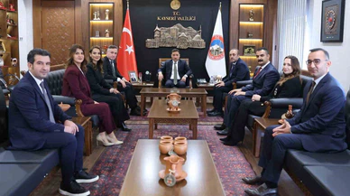 Kayseri’de 24 Kasım buluşması: Vali Çiçek öğretmenleri makamında ağırladı