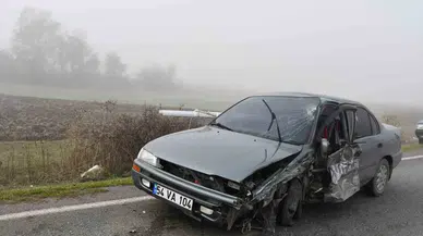 Kaza geliyorum demedi: Samsun'da kafa kafaya çarpışma!