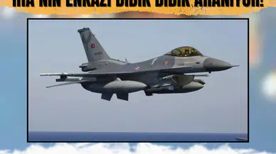 Türkiye hava sahasında vurulan İHA’nın enkazı didik didik aranıyor!