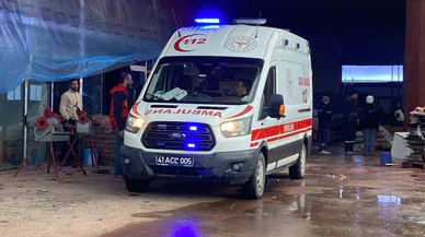 İnşaatta ölümle burun buruna... Boş akvaryuma düşen işçi son anda kurtarıldı!