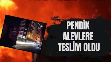 Gece uykusu kâbusa döndü! Pendik alevlere teslim oldu