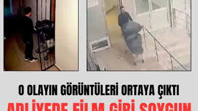 Büyükçekmece Adliyesi’ndeki 147 milyonluk soygunun görüntüleri ortaya çıktı
