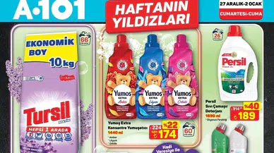 A101 aktüel kataloğunda Persil sıvı deterjan fırsatı! A101 aktüel indiriminde bugün son gün!