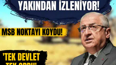 MSB'den SDG'ye 'tek devlet, tek ordu' vurgusu! Entegrasyon süreci yakından izleniyor!