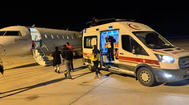 Nefes alamıyordu, saniyeler kritikti... Ambulans uçak Aras için havalandı!
