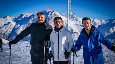 Kayakseverler için müjde: Mergabütan Kayak Merkezi’nde kar kalınlığı 1 metre