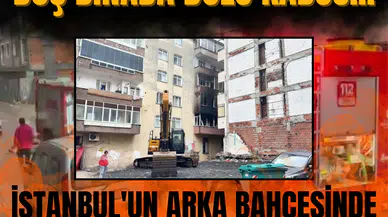 Boş binada dolu kâbus... İstanbul'un arka bahçesinde alevli sabah!