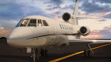 Üç motorlu VIP jet… Kaza sonrası gözler Falcon 50 üzerinde!