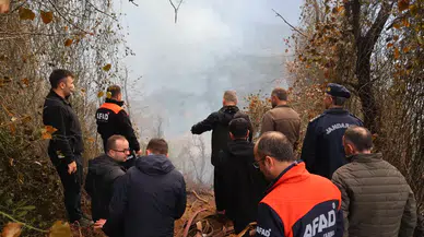 Hopa’daki yangında kritik mücadele: Ekipler alevleri böyle durdurdu!