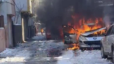 Batman’da don faciası: Çalışmayan araç alevlere teslim oldu!