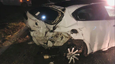 Bilecik’te ıslak zemin, kuru acı! Araba dans pistine çıktı...