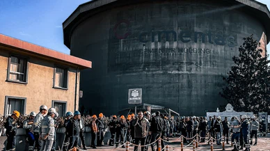 İzmir’de çimento fabrikasında nefes kesen tatbikat: Gerçeğini aratmadı!