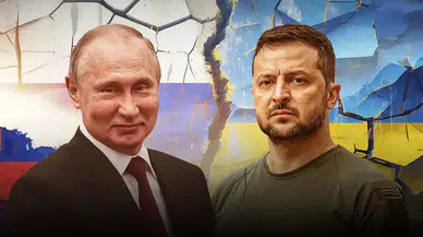 Zelenski’ye “tabela” göndermesi: Putin, Zelenski’yle alay etti!