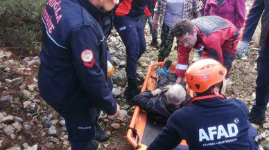 Menteşe'de zamanla yarış: Hayvan otlatırken düştü, ekipler seferber oldu!