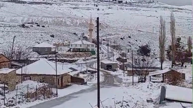 Mersin’in yüksek kesimlerinde kar yağışı etkili oldu