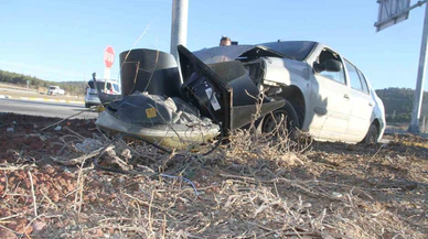 Bir anlık savrulma… Beyşehir–Antalya yolunda kaza!