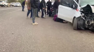 Suruç’ta kafa kafaya çarpışma: Yaralılar hastaneye sevk edildi!