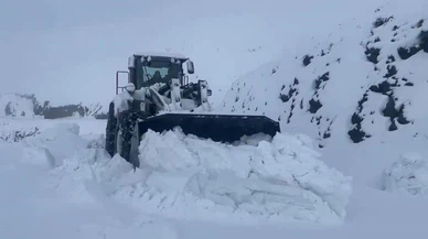 Şırnak beyaza büründü: Yarım metreyi geçen kar köy yollarını kapadı