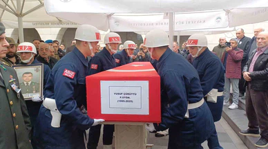 Nusaybin’de kaza can aldı: Üsteğmen Yusuf Çürüttü defnedildi!