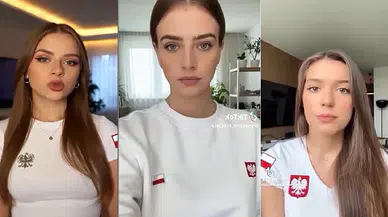 Genç ve çekici kadınların yer aldığı yapay zeka videolar, Polonya'nın AB'den çıkışını destekliyor.