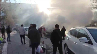 Seyir halindeydi, bir anda cehenneme döndü... Vatandaşlar alevlerle adeta dövüştü!