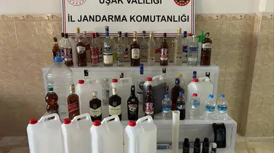 Evini sahte içki imalathanesine çevirdi...Uşak’ta büyük yılbaşı operasyonu!