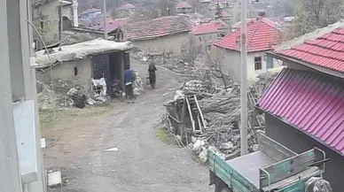 Sığındığı evde kabusu yaşadı: Eşinin sokak ortasında dövdüğü anlar kamerada