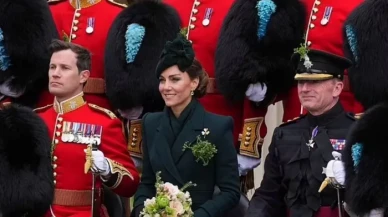St. Patrick Günü’nde Gözler Onun Üzerindeydi: Prenses Kate Middleton, McQueen Kabanıyla Törene Damga Vurdu!