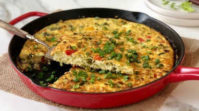 Zeytinyağlı Pırasayı Unutun! Pırasalı Frittata ile Yepyeni Bir Lezzet
