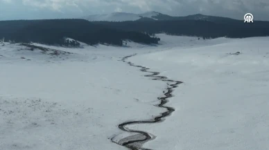 Göle'deki Mendereslerin Büyüleyici Görüntüsü Drone Kamerasına Yansıdı