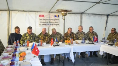 Saraybosna’da Türk Askerinden gönülleri ısıtan iftar buluşması!