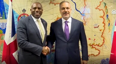 Dışişleri Bakanı Hakan Fidan İngiliz Mevkidaşı David Lammy İle Bir Araya Geldi