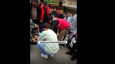 Esenyurt'ta Motokurye Dengesini Kaybederek Düştü: Kuryenin Hayati Tehlikesi Bulunmuyor