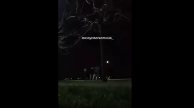 Bakırköy Sahil'de Tekmeler Havada Uçuştu: O Anlar Çevredeki Vatandaşların Kamerasına Yansıdı